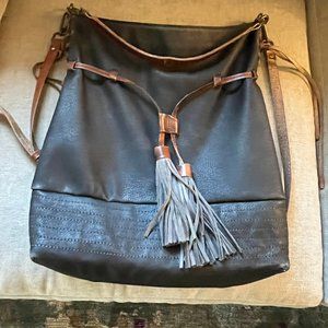 Free People Vegan Leather Boho Bag